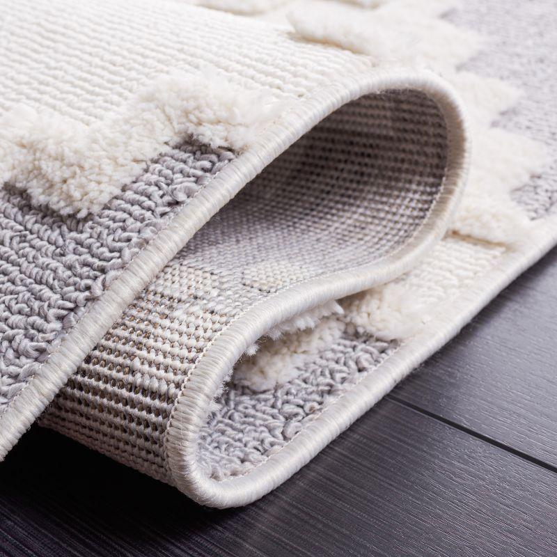 Marrakesh MRK532 Power Loomed Area Rug - Ivory/Grey - 8'x10' - Safavieh.