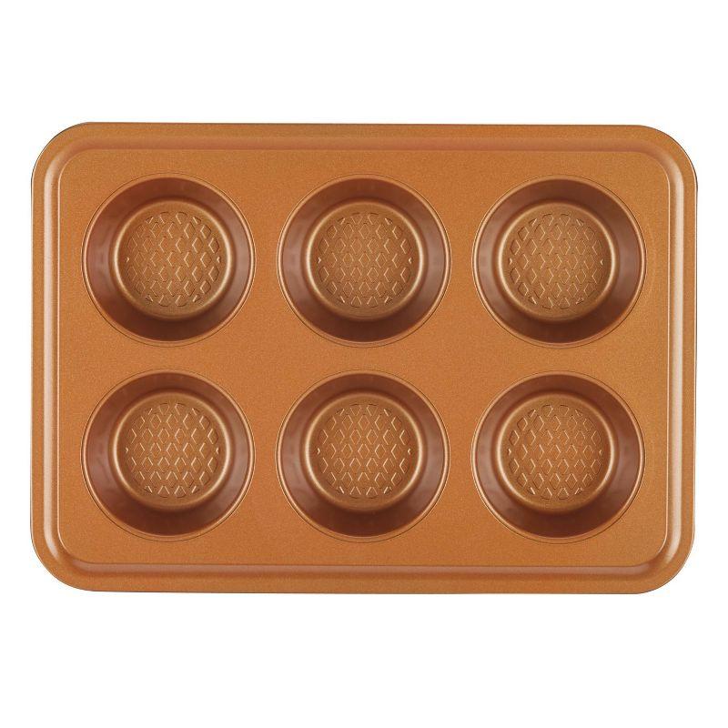 Copper Nonstick 4-Piece Toaster Oven Bakeware Set