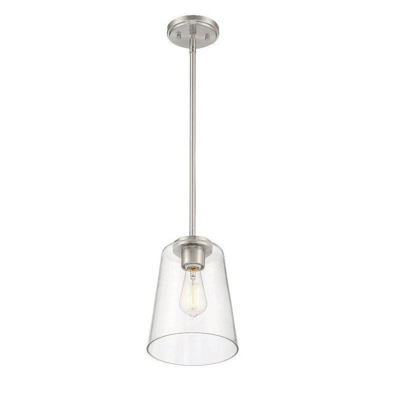 Savoy House Calhoun 1 - Light Pendant in  Satin Nickel