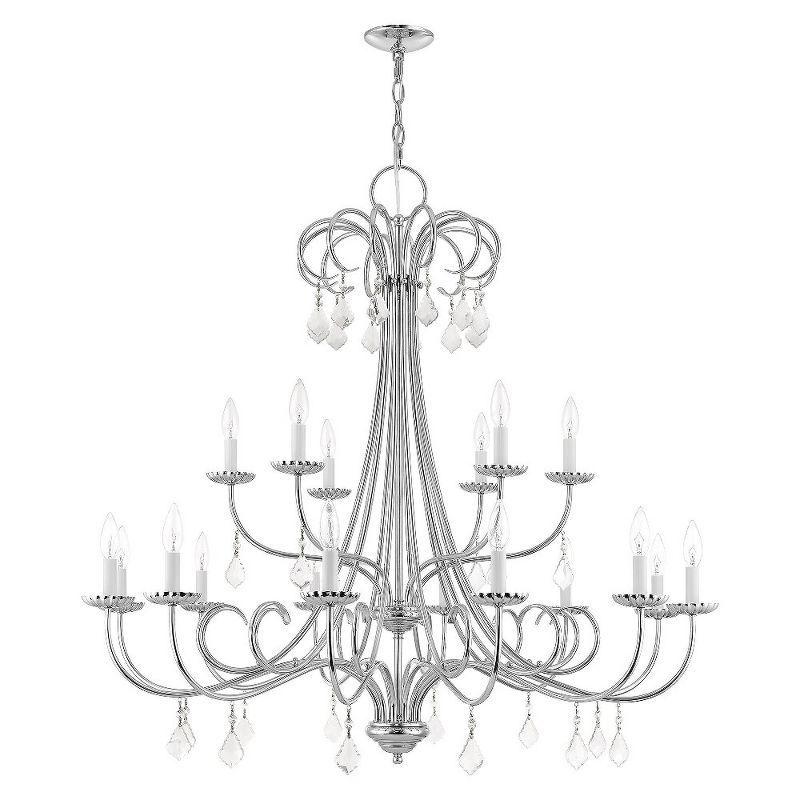 Livex Lighting Daphne 18 - Light Chandelier in  Polished Chrome