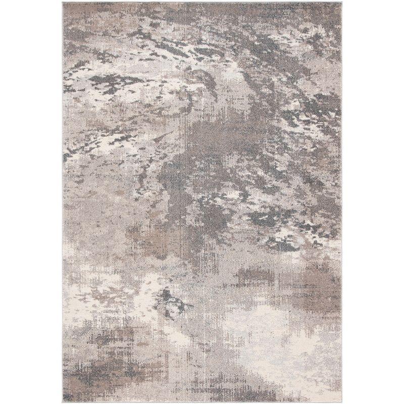 Madison MAD440 Power Loomed Indoor Area Rug - Beige/Grey - 5'3"x7'6" - Safavieh