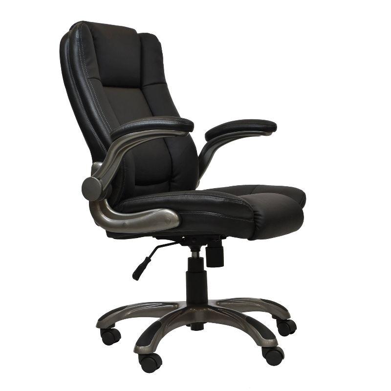 Winston Porter Baillie Medium Back Executive Office Chair with Flip-Up Arms