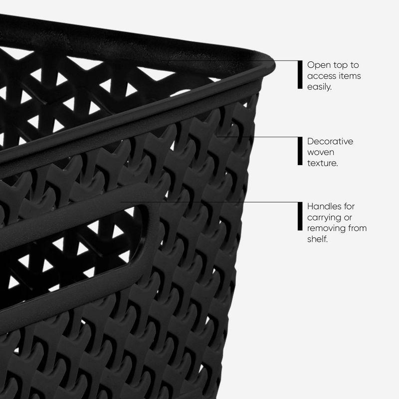 Y-Weave Medium Decorative Storage Basket - Brightroom™