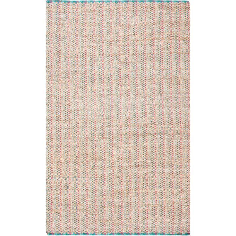 Cape Cod CAP811 Hand Woven Area Rug - Aqua - 3'x5' - Safavieh.