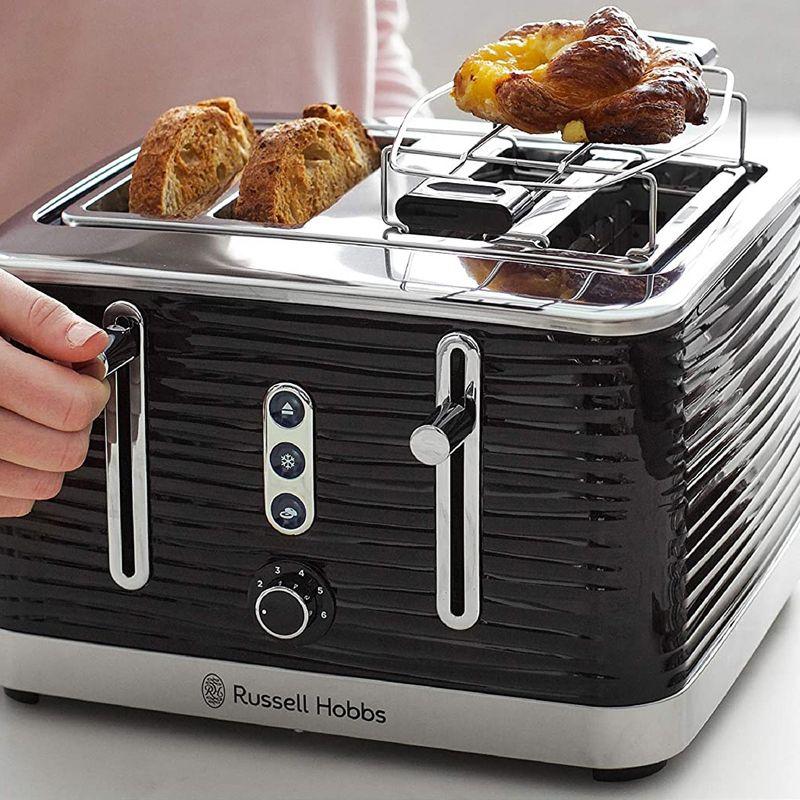 Russell Hobbs Retro Style 4 Slice Toaster in Black