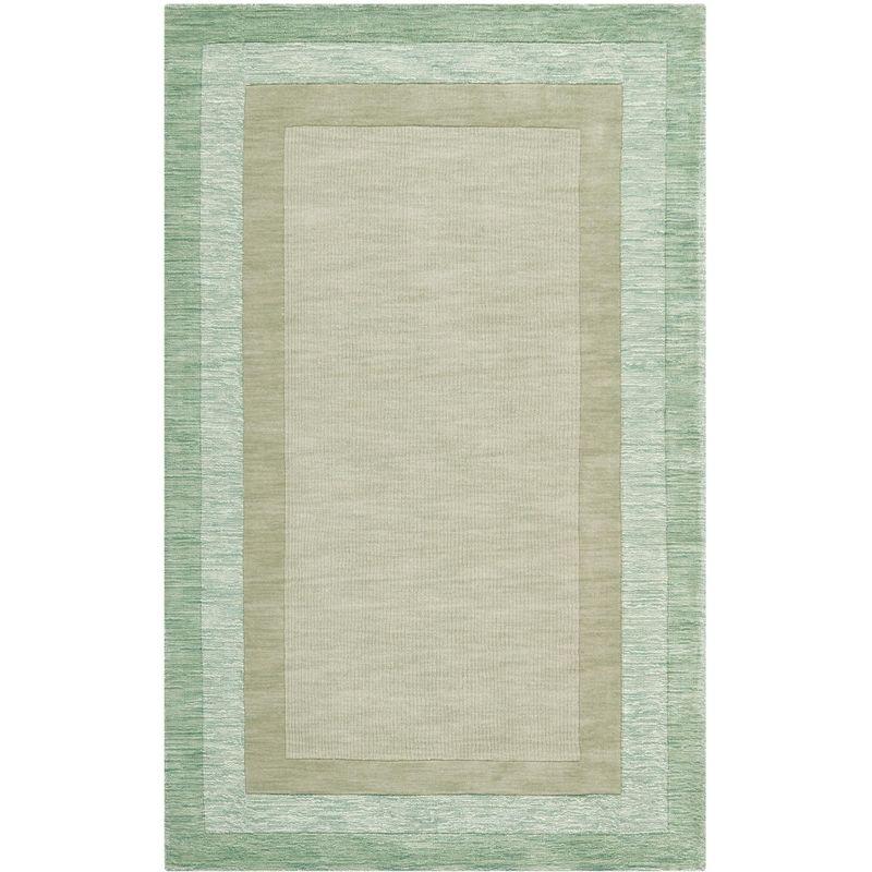 Impressions IM821 Hand Loomed Accent Rug - Green/Beige - 3'x5' - Safavieh