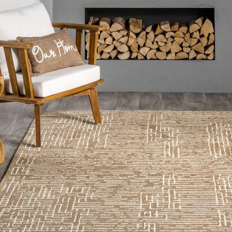 Arvin Olano x Rugs USA - Hive Jute and Wool Indoor Area Rug