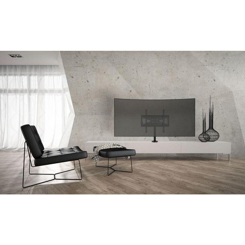 Mount-it Mount-It! Bolt Down TV Stand | Heavy Duty Swivel Table Top Desktop Mount For  32" - 55" VESA TVs