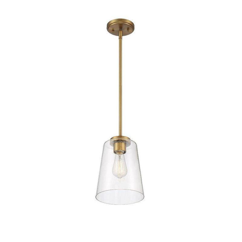 Savoy House Calhoun 1 - Light Pendant in  Satin Nickel