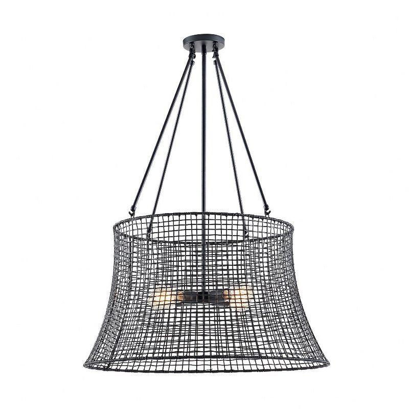 Savoy House Longleaf 4 - Light Chandelier in  Matte Black