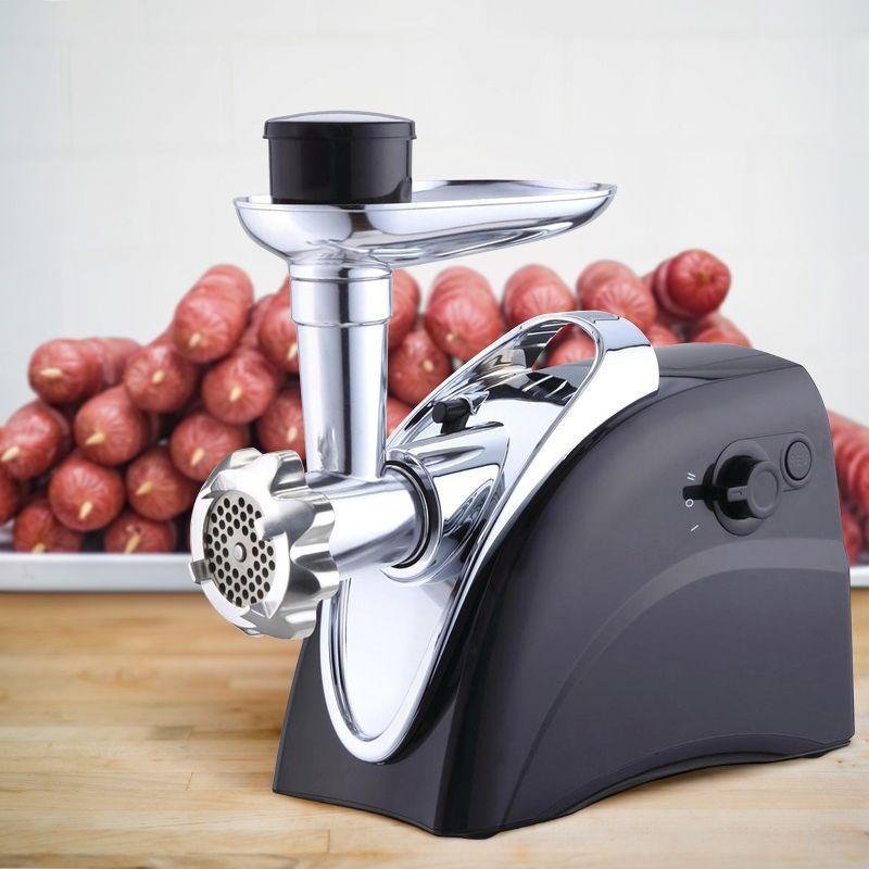 Brentwood 400 Watt Electric Meat Grinder and Sausage Stuffer in Black