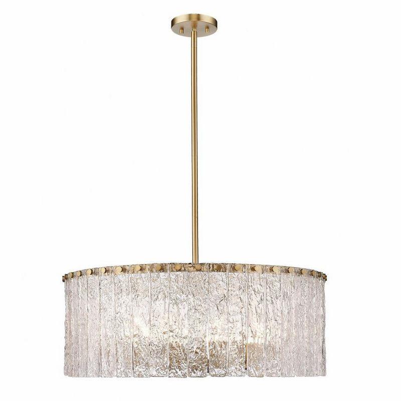 Z-Lite Glacier 10 - Light Chandelier in  Modern Gold