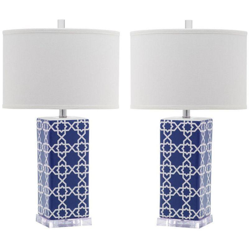 Quatrefoil Table Lamp (Set of 2) - Safavieh