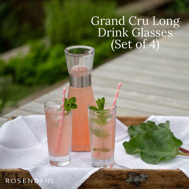 Rosendahl Grand Cru Long Drink Glass, Clear, 10.1 Oz, 4 Pcs (Set of 4)