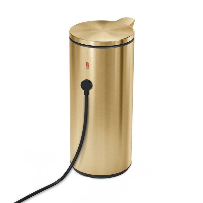 Brass Finish Round Automatic Soap Dispenser