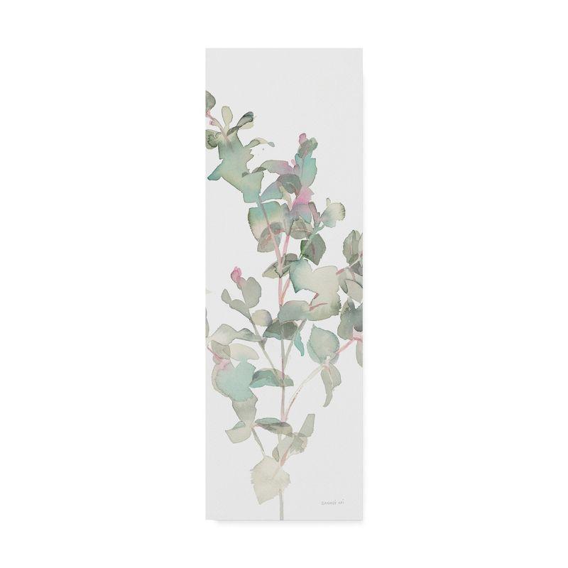 Eucalyptus Watercolor Botanical Print on Canvas