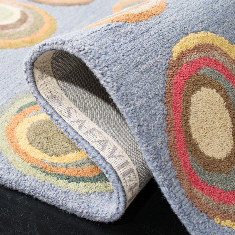 Soho SOH921 Hand Tufted Indoor Area Rug - Blue/Multi - 3'6"x5'6" - Safavieh