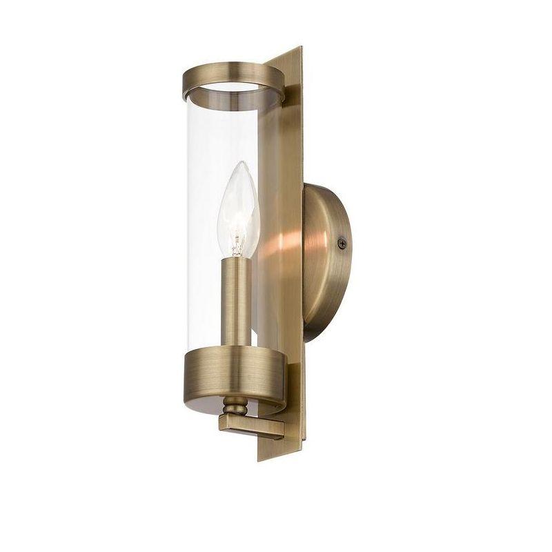 Bernd Steel Candle Wall Light