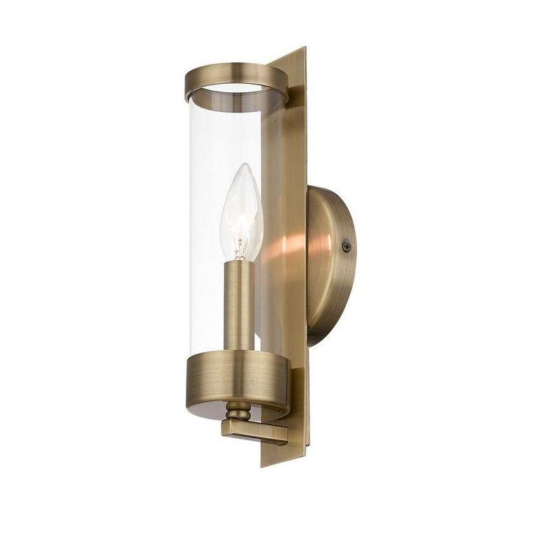 Livex Lighting Castleton 1 - Light Sconce in  Antique Brass