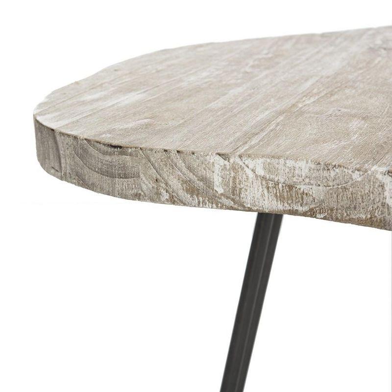 Mindy Dining Table - Natural/Grey - Safavieh