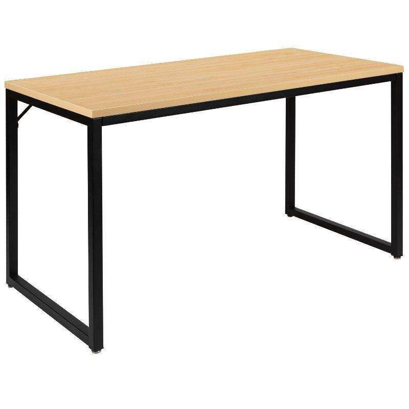 Tiverton 51'' Industrial-Modern Black Metal Frame Desk