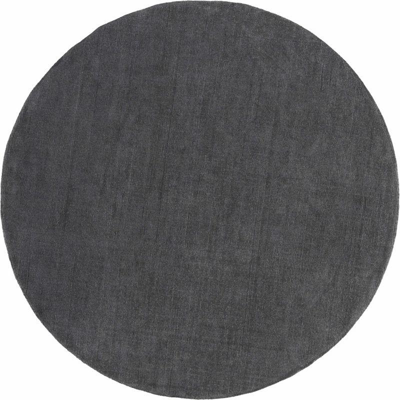 Hauteloom Brockton Solid Black Wool Rug