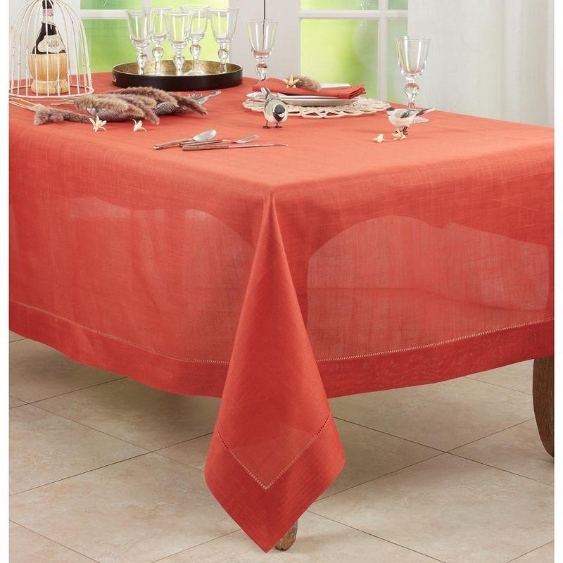 Rochester Collection Solid Color Square Tablecloth