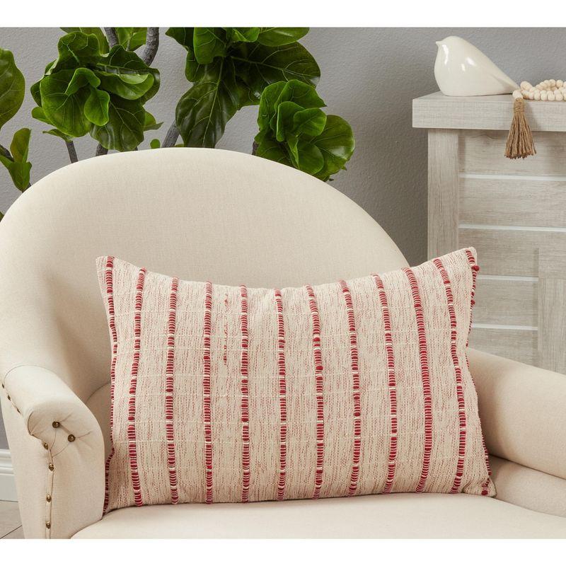 Striped Cotton Pillow Cover