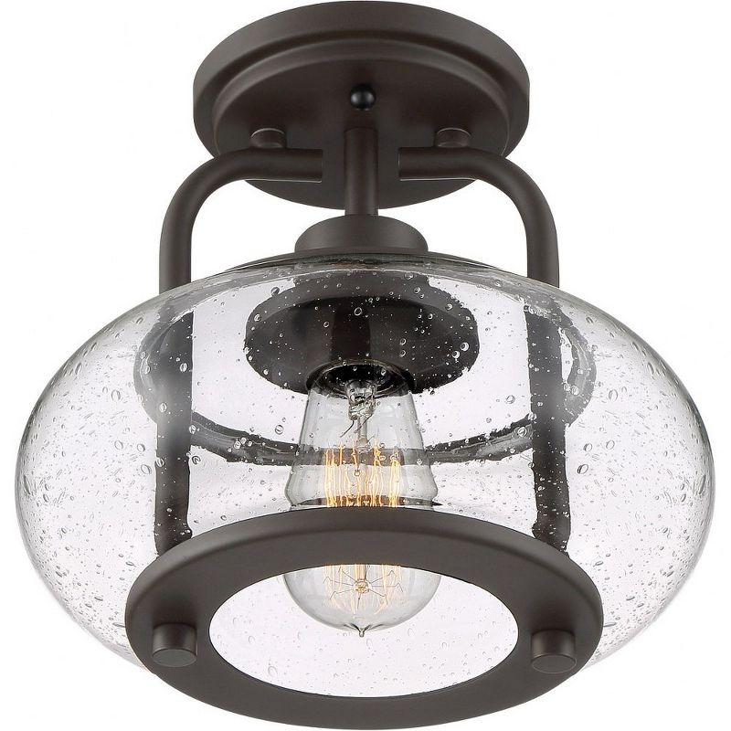 Quoizel Lighting Trilogy 1 - Light Semi-Flush Mount in  Old Bronze