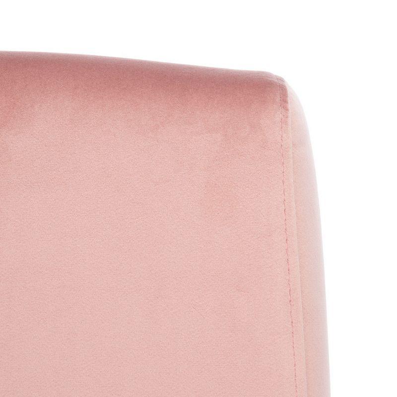Romilly Velvet Accent Chair - ACH6203 - Dusty Rose/Gold - Safavieh