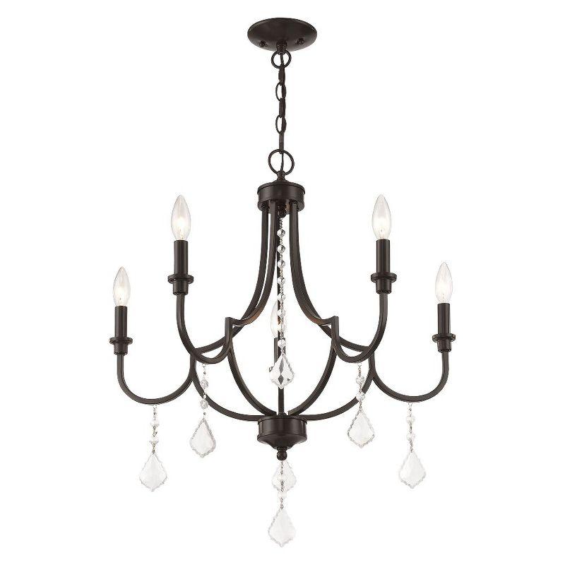 Livex Lighting Glendale 5 - Light Chandelier in  English Bronze