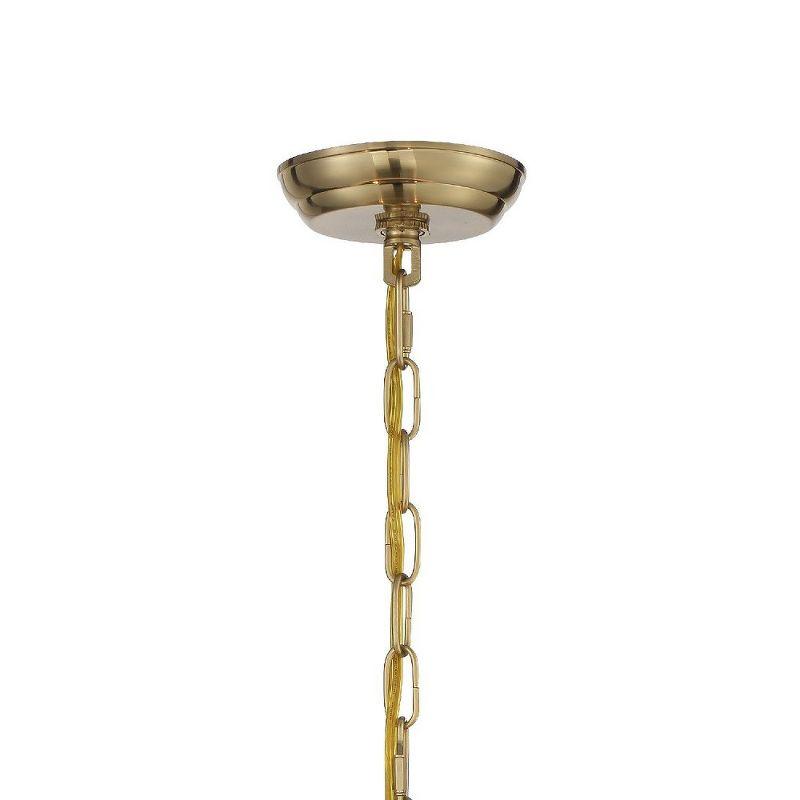 Crystorama Lighting Othello 5 - Light Chandelier in  Vibrant Gold