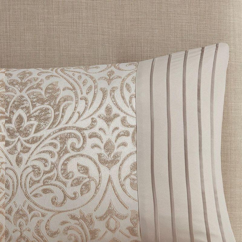 Madison Park Emilia 12 Piece Jacquard Comforter Set with Bed Sheets