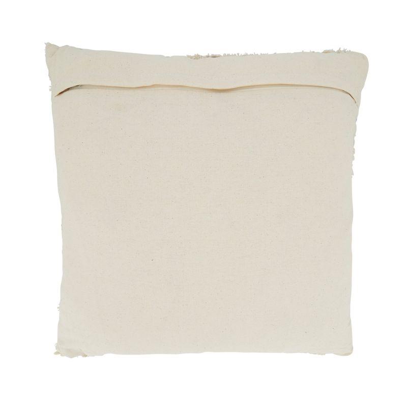 Pavimento Fringed Cotton Pillow Cover