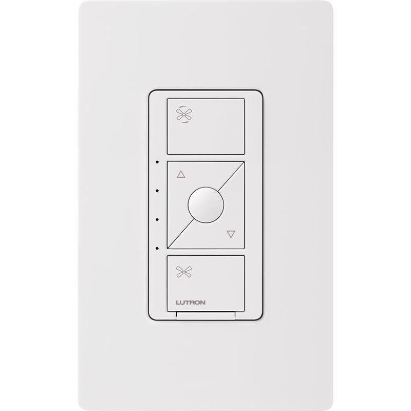 Lutron Caseta 1.5 amps Single Pole Wireless Fan Control White 1 pk