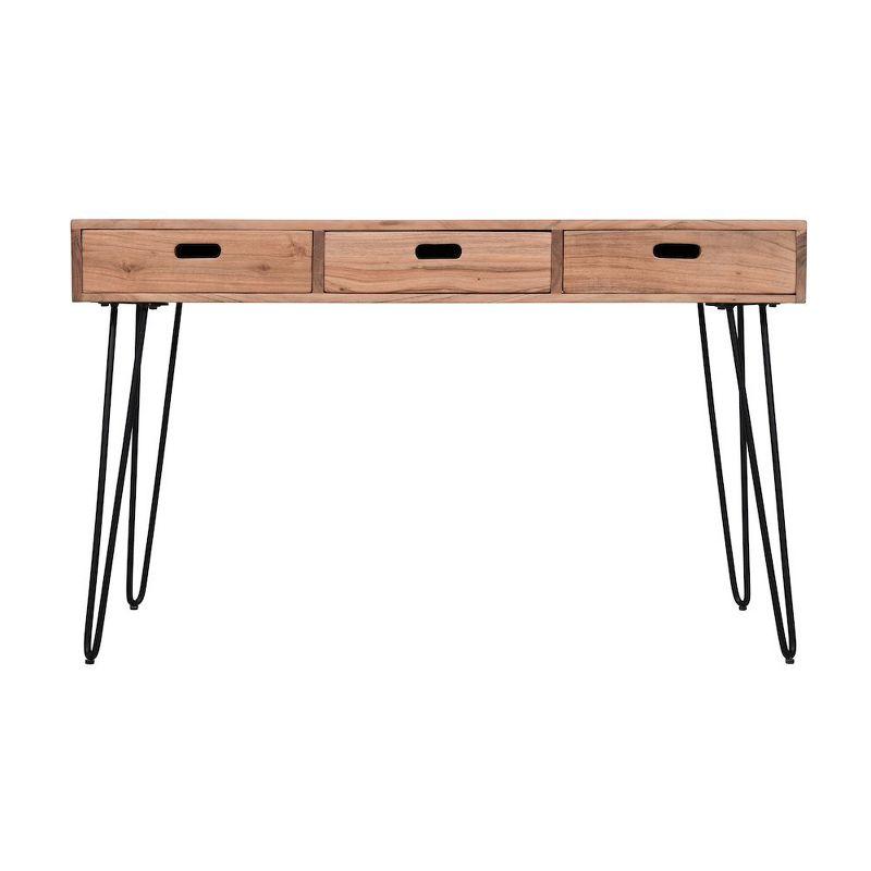 Jofran, Rollins Solid Acacia USB Charging Desk