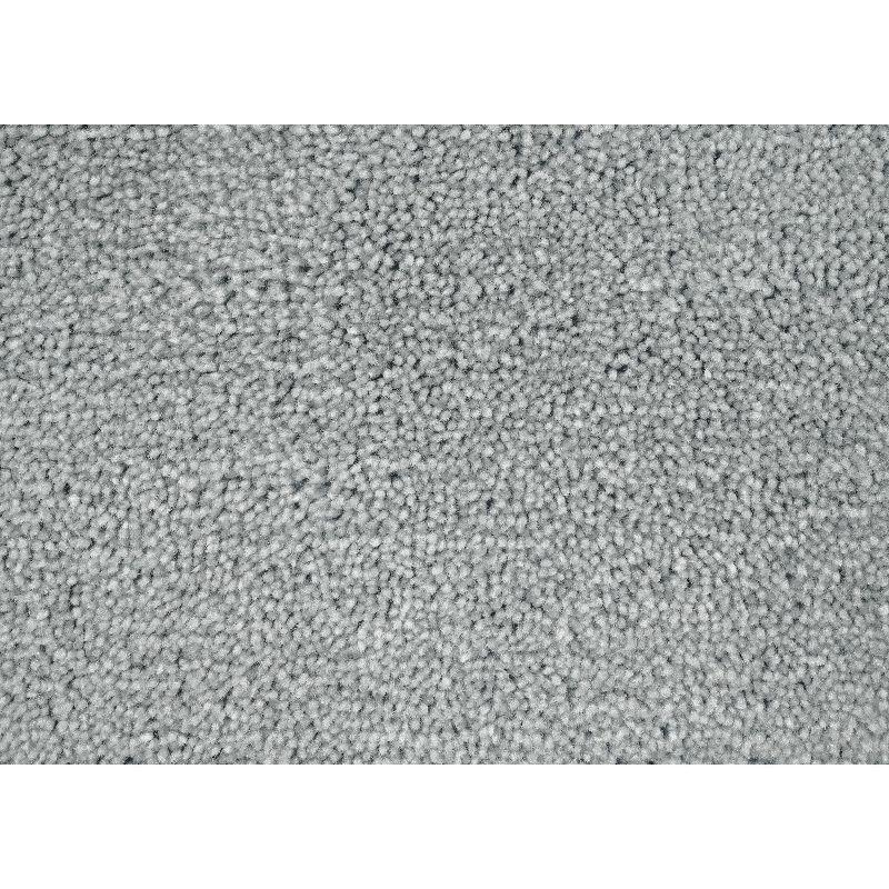 2pc Traditional Nylon Washable Bathroom Rug Set Platinum - Garland Rug: Latex Backed, Tufted Bath Mats Set
