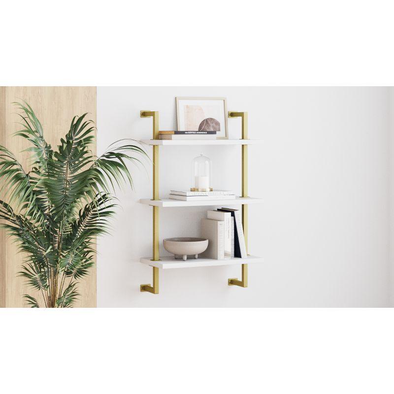 Nathan James Floating Bookcase