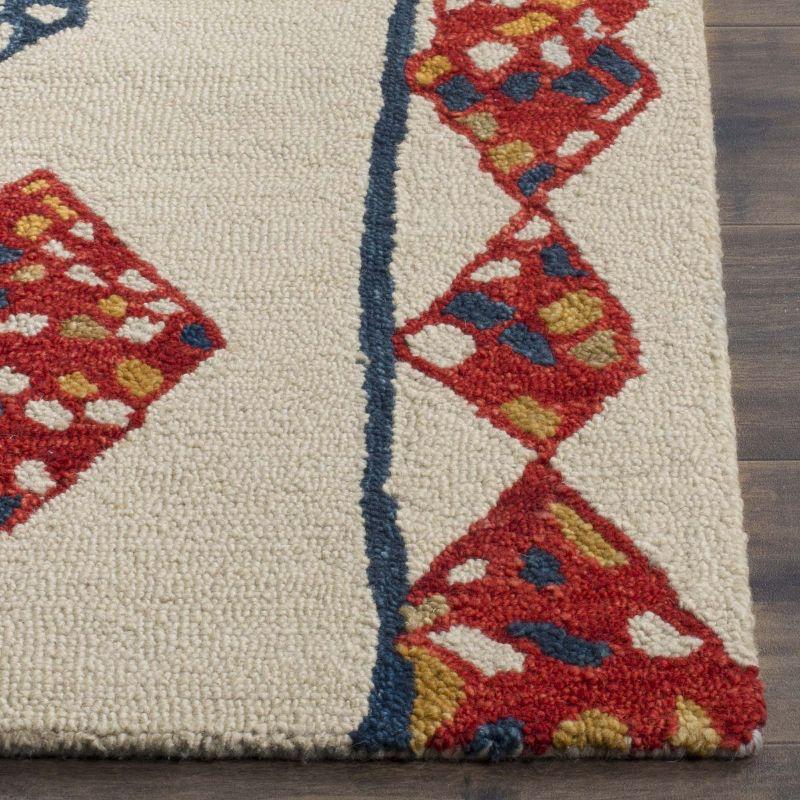 Aspen APN702 Hand Tufted Area Rug - Ivory/Multi - 2'3"x5' - Safavieh..