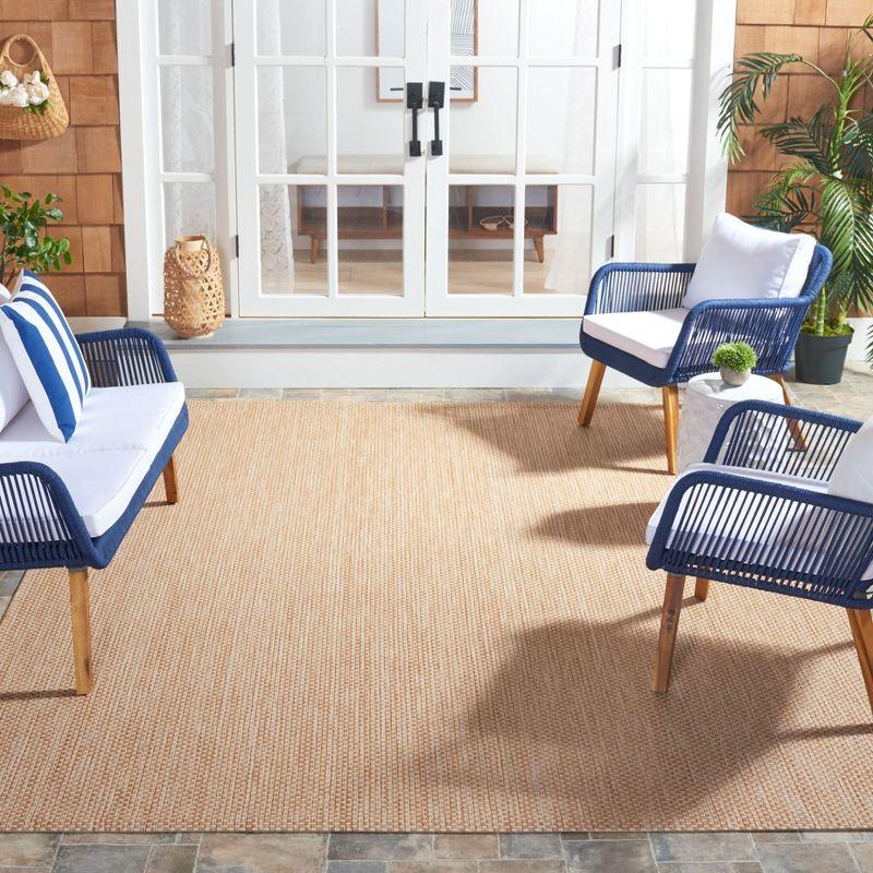 Courtyard CY8521 Power Loomed Indoor/Outdoor Area Rug - Natural/Cream - 8'9"x11'9" - Safavieh.