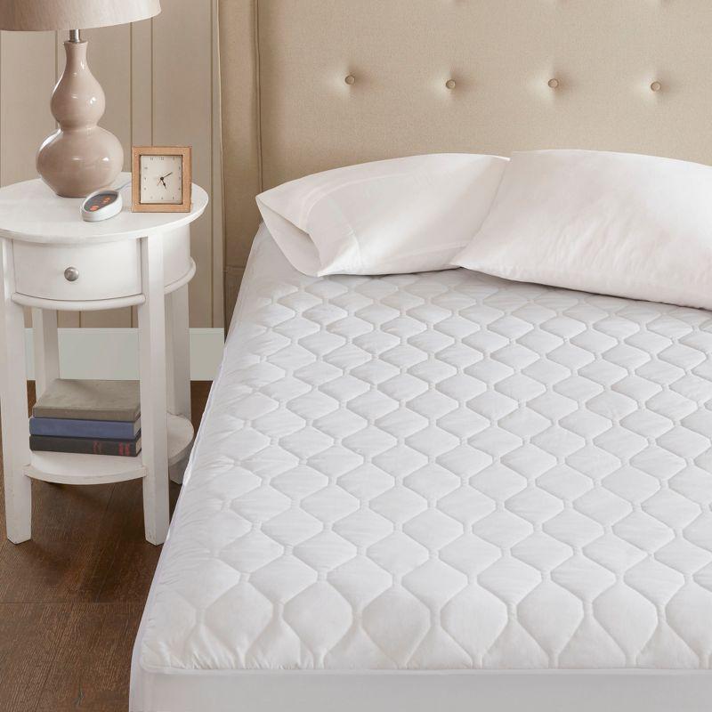 Beautyrest Heated Microfiber Mattress Pad with 3M Scotchgard