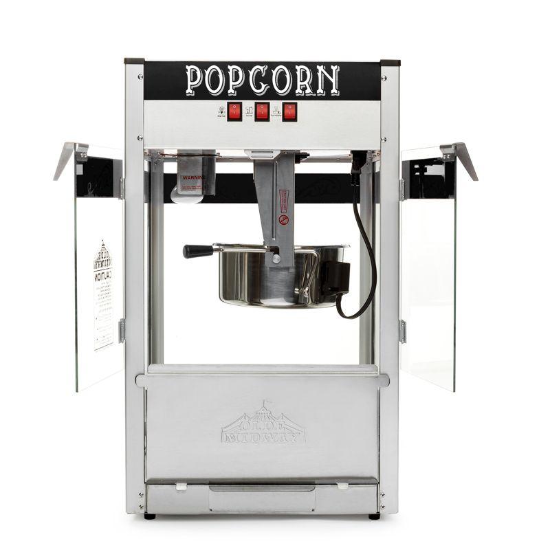 Olde Midway Olde Midway Tabletop Popcorn Machine, Popcorn Machine Stand / Cart