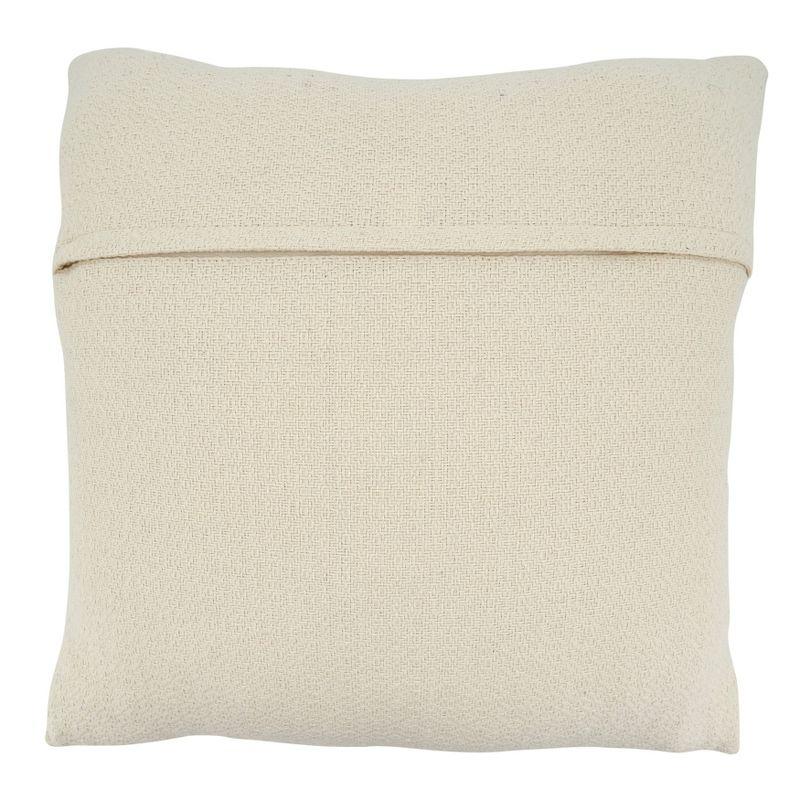 Black and White Cotton Kuba Cloth Throw Pillow Cover