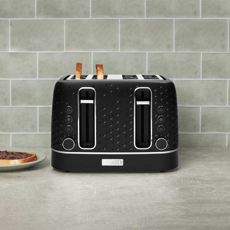 HADEN Starbeck Black 4-Slice Toaster