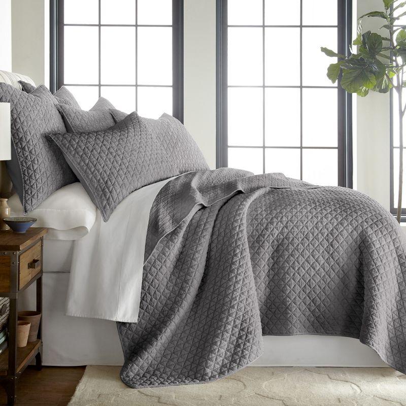 Rowan White Quilt Set- HomThreads by Levtex Home