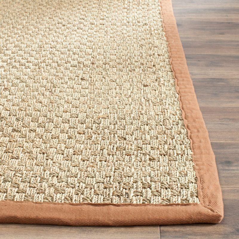 Natural Fiber NF114 Power Loomed Indoor Area Rug - Natural/Brown - 6'x6' - Safavieh