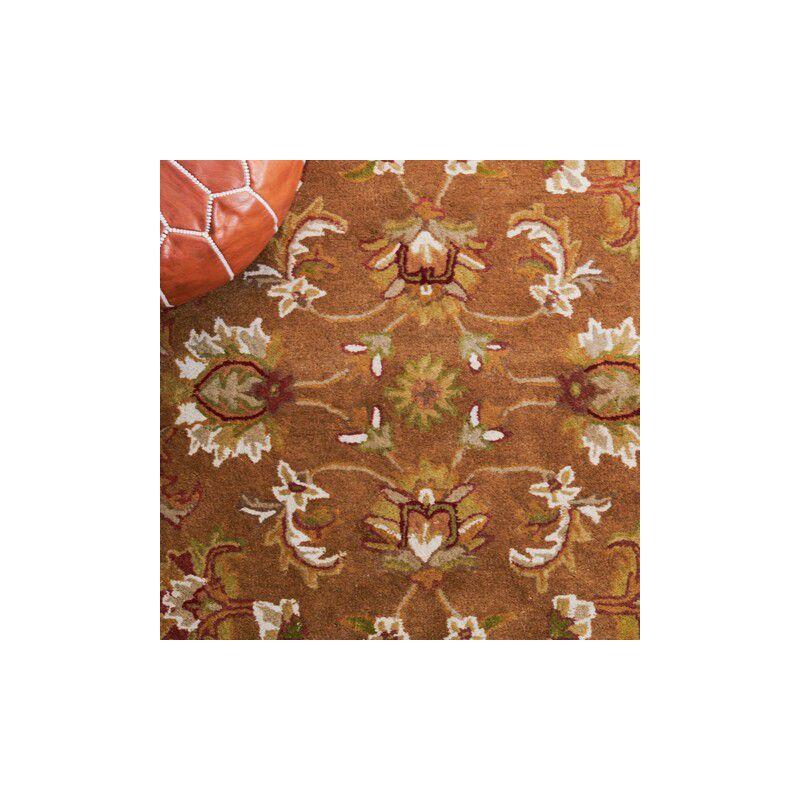 Heritage HG816 Handmade Accent Rug - 2'x3' - Mocha/Ivory - Safavieh
