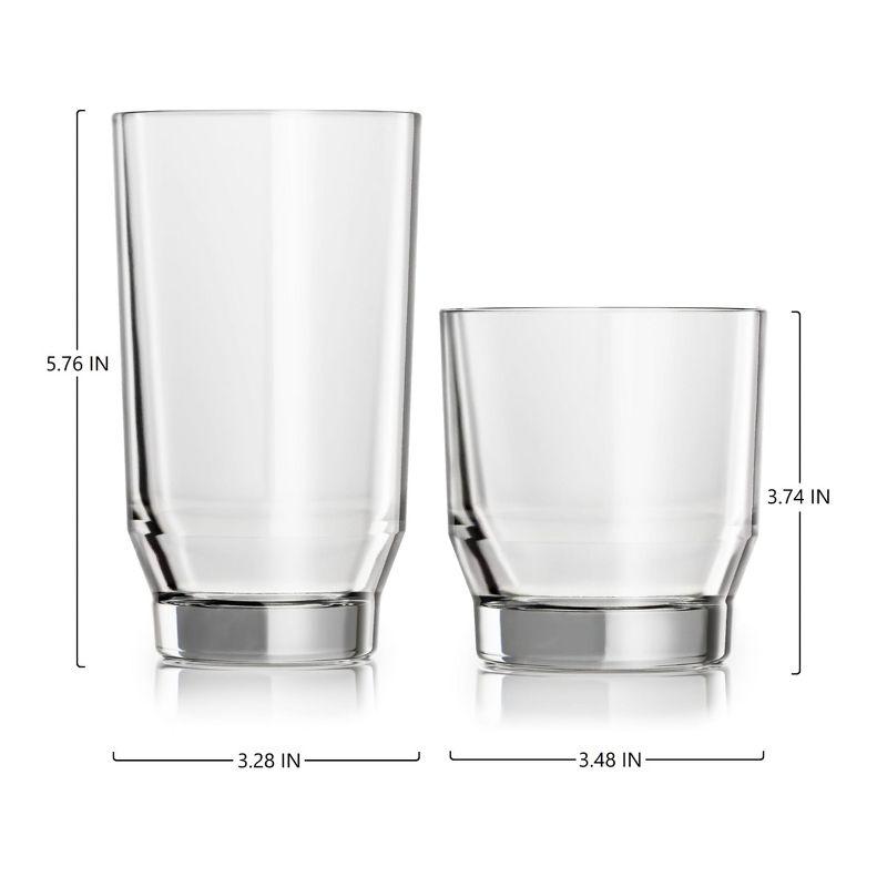 Libbey Merida 8-Piece Tumbler And Rocks Glass Set