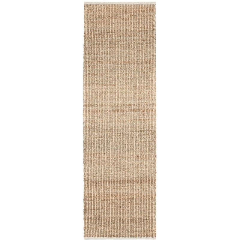 Gridwork Ivory Handwoven Jute Rug