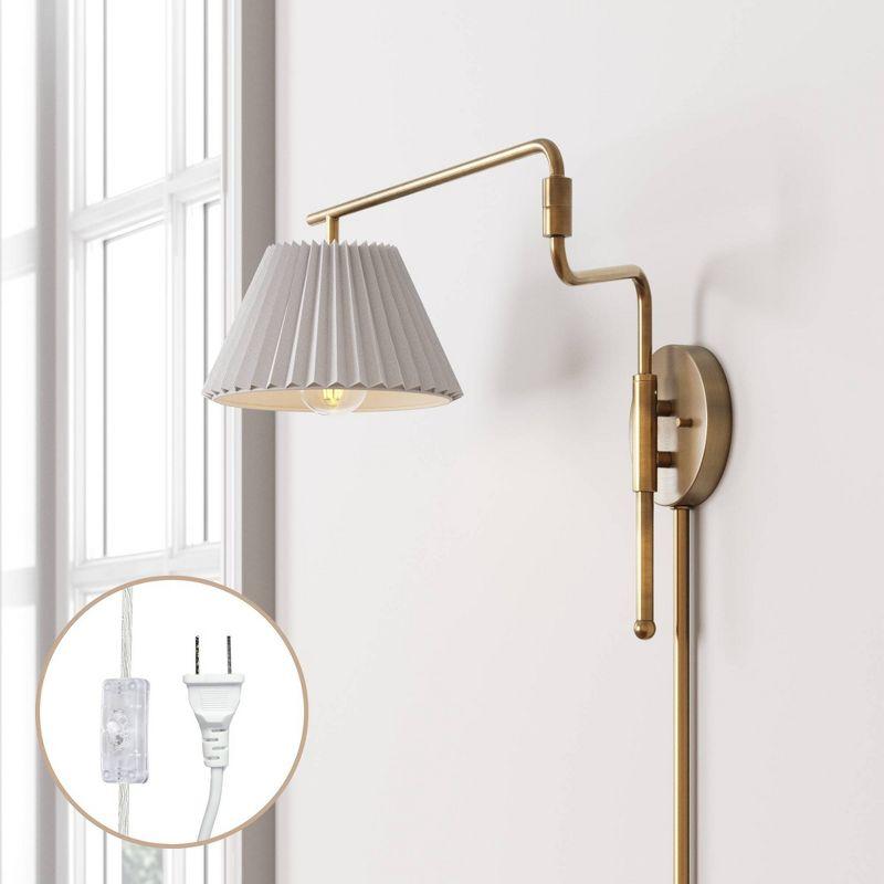 Kai Bohemian Plugin Wall Sconce Light Fixture Finish - Nathan James